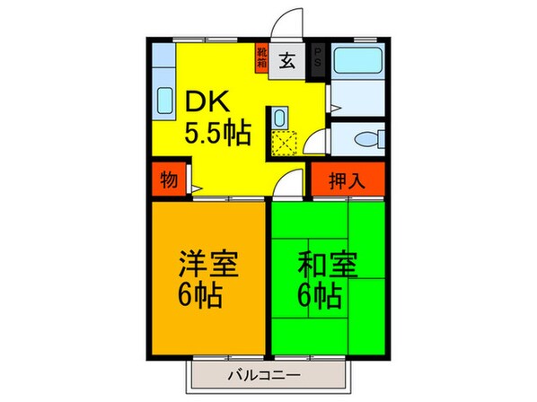 光南ガーデンハイツⅡの物件間取画像